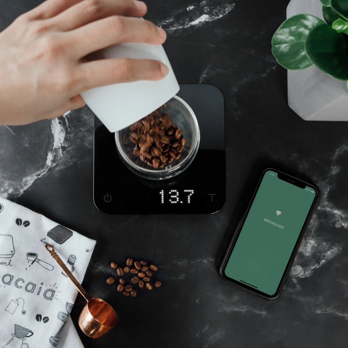 Acaia Pearl S - Báscula Inteligente Profesional De Precisión