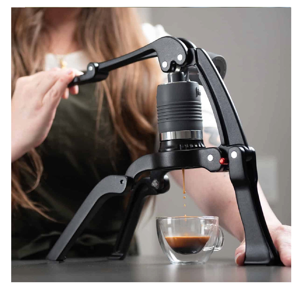 Flair GO - Cafetera De Espresso Manual, Portátil y Plegable
