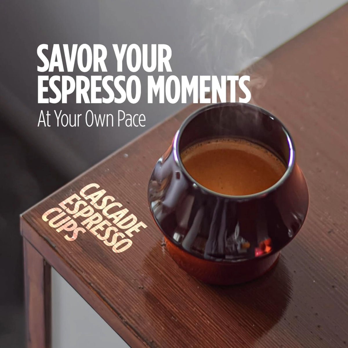 Kruve Cascade - Set de Tazas Espresso de Porcelana
