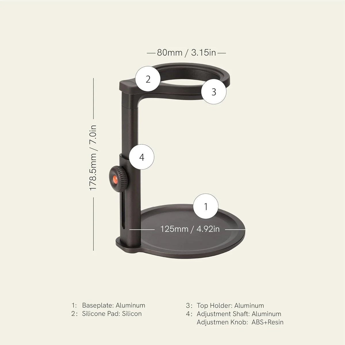 Outin - Soporte Universal Para Cafeteras Portátiles De Espresso