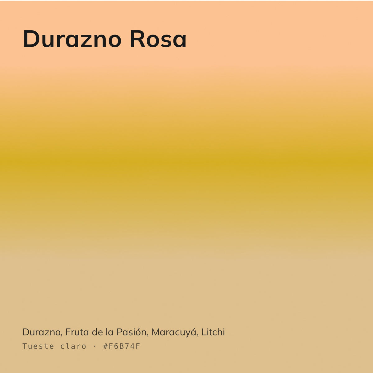 Durazno Rosa - Café Especialidad Estilo Moderno | 250 g y 1 kg