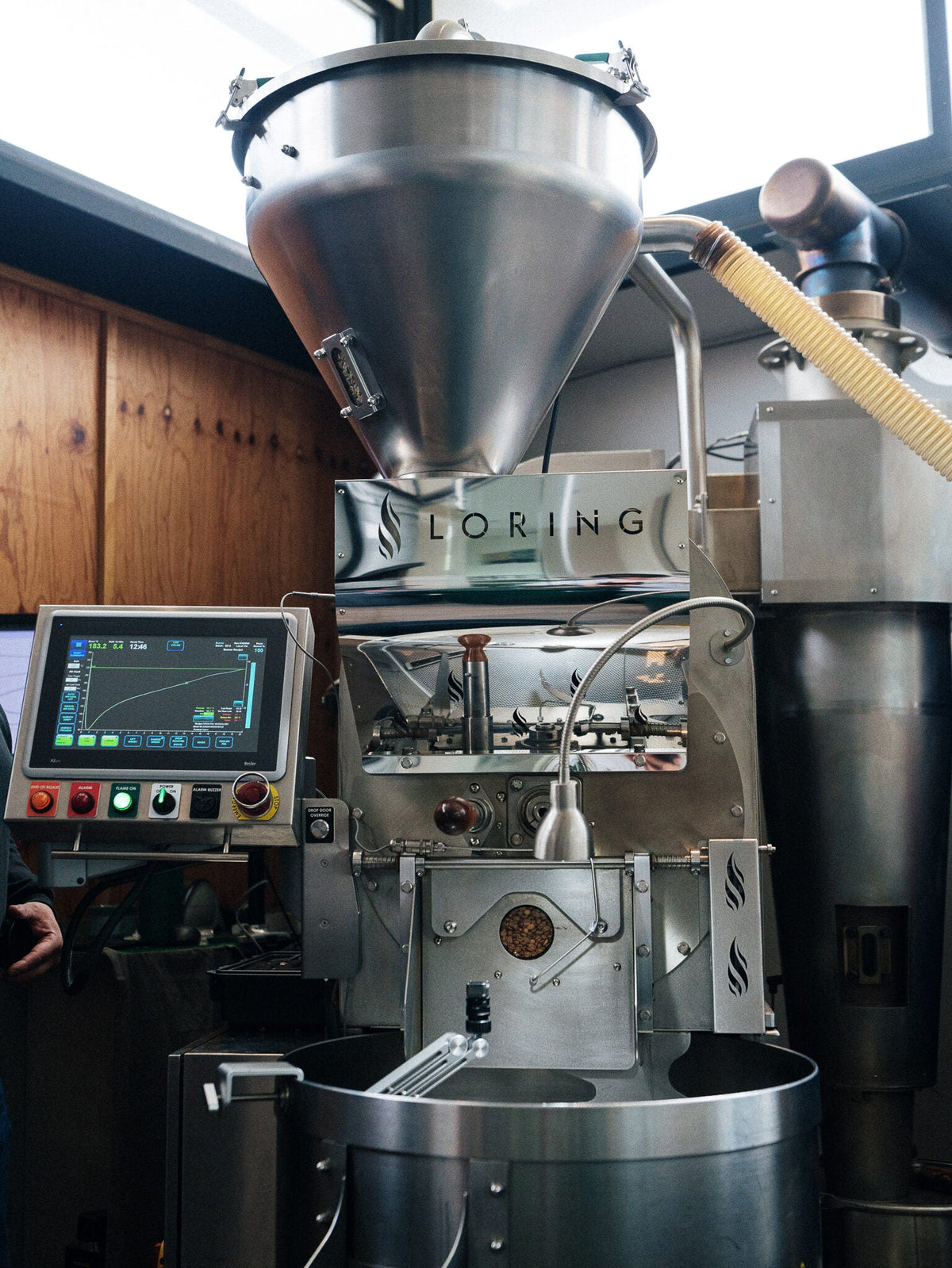 Taller de tueste en el taller de Exploradores de Café