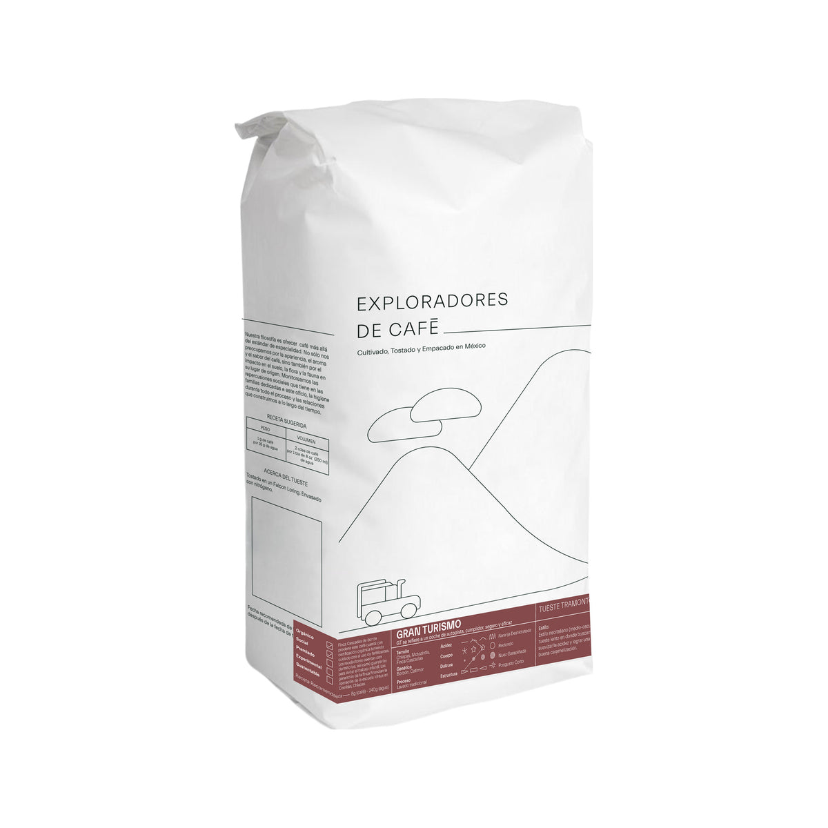 Gran Turismo - Café Orgánico Tueste Neo Italiano | 1 kg