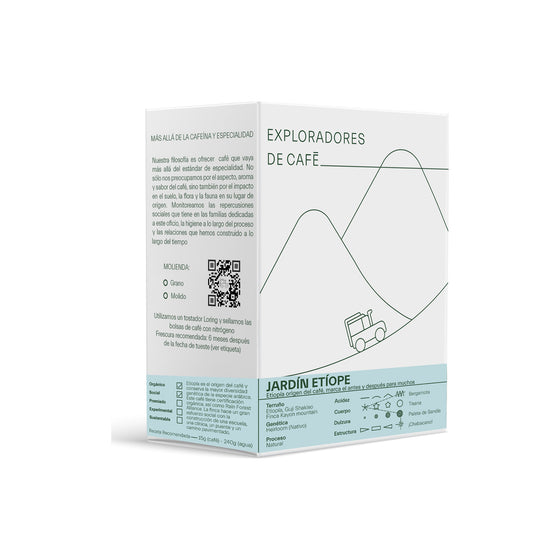 Jardín Etíope - Café Especialidad Estilo Moderno | 250 g y 1 kg