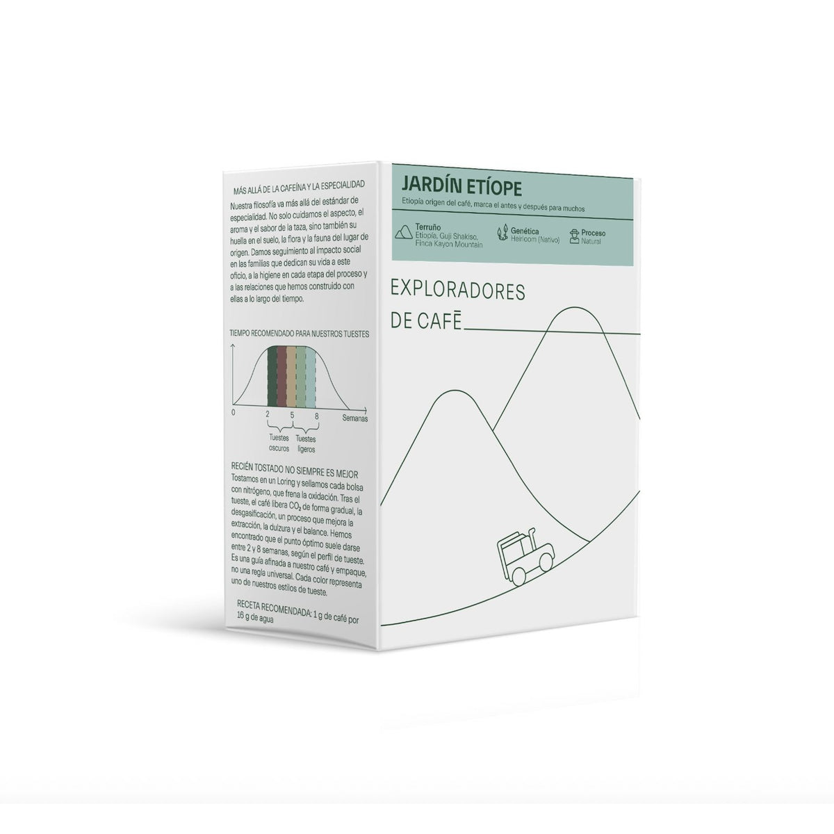 Jardín Etíope - Café Especialidad Estilo Moderno | 250 g y 1 kg