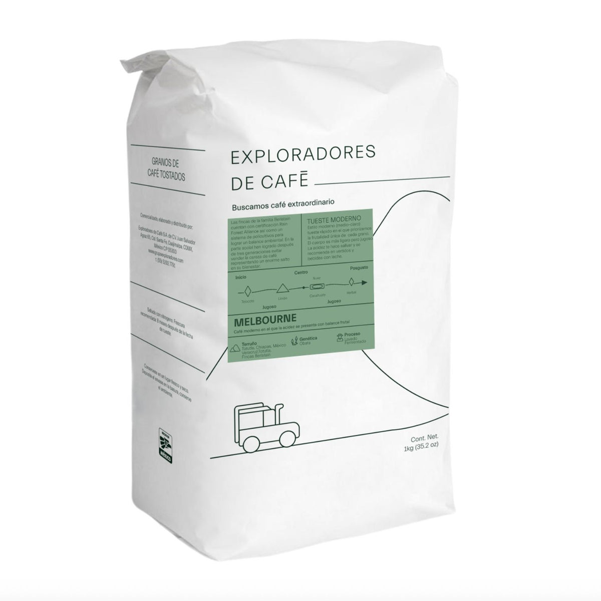 Melbourne - Café Calidad Especialidad Estilo Moderno | 1 kg