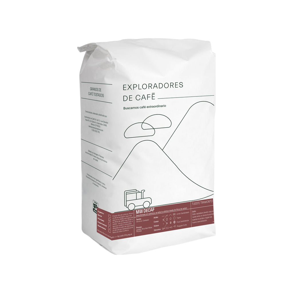 MW Decaf - Café Descafeinado Libre De Químicos | 1 kg
