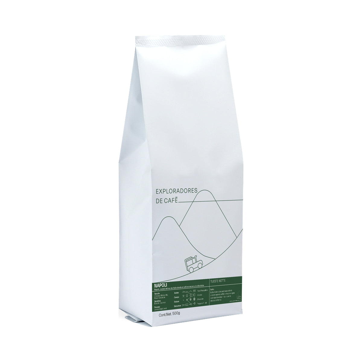 Napoli - Café Orgánico Especialidad Tueste Italiano Intenso | 1 kg