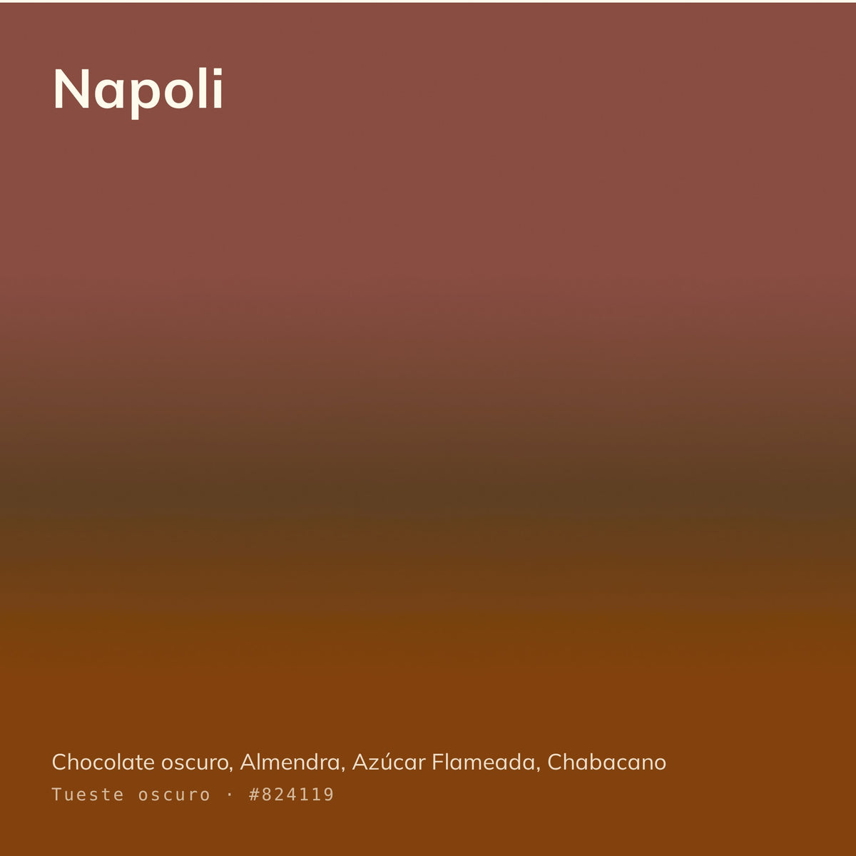 Napoli - Café Orgánico Especialidad Tueste Italiano Intenso | 1 kg