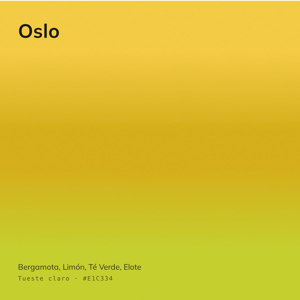 Oslo - Café Calidad Especialidad Estilo Insignia | 1 kg